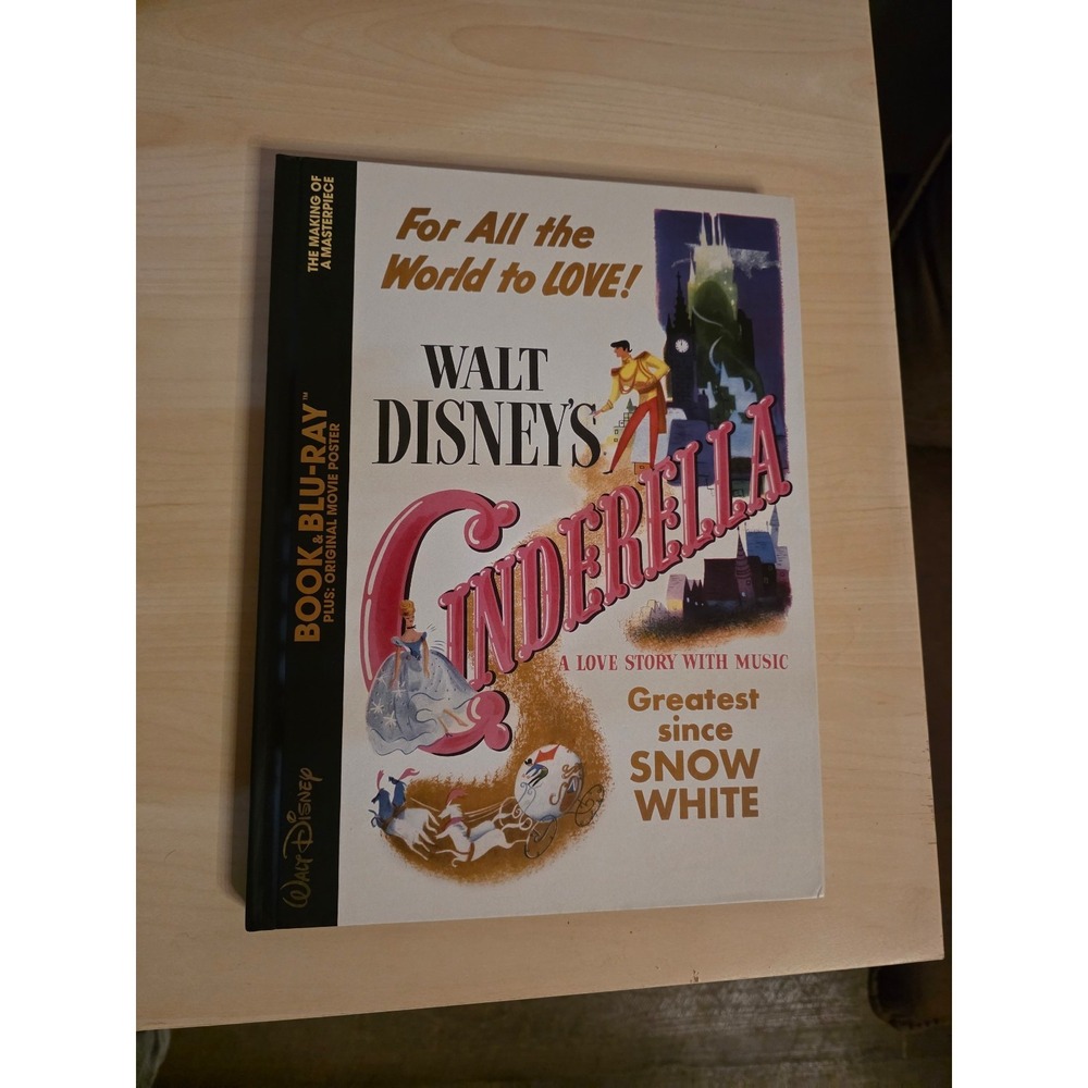 Disney Cinderella display set and Blu-ray